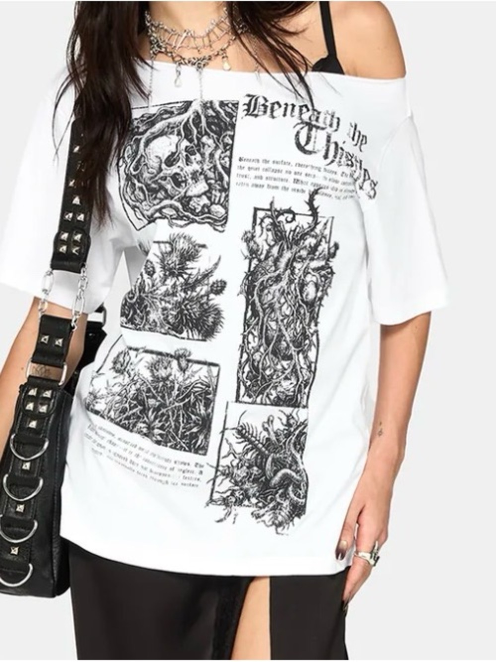 Disturbia Beneath The Thistles Slouchy Top